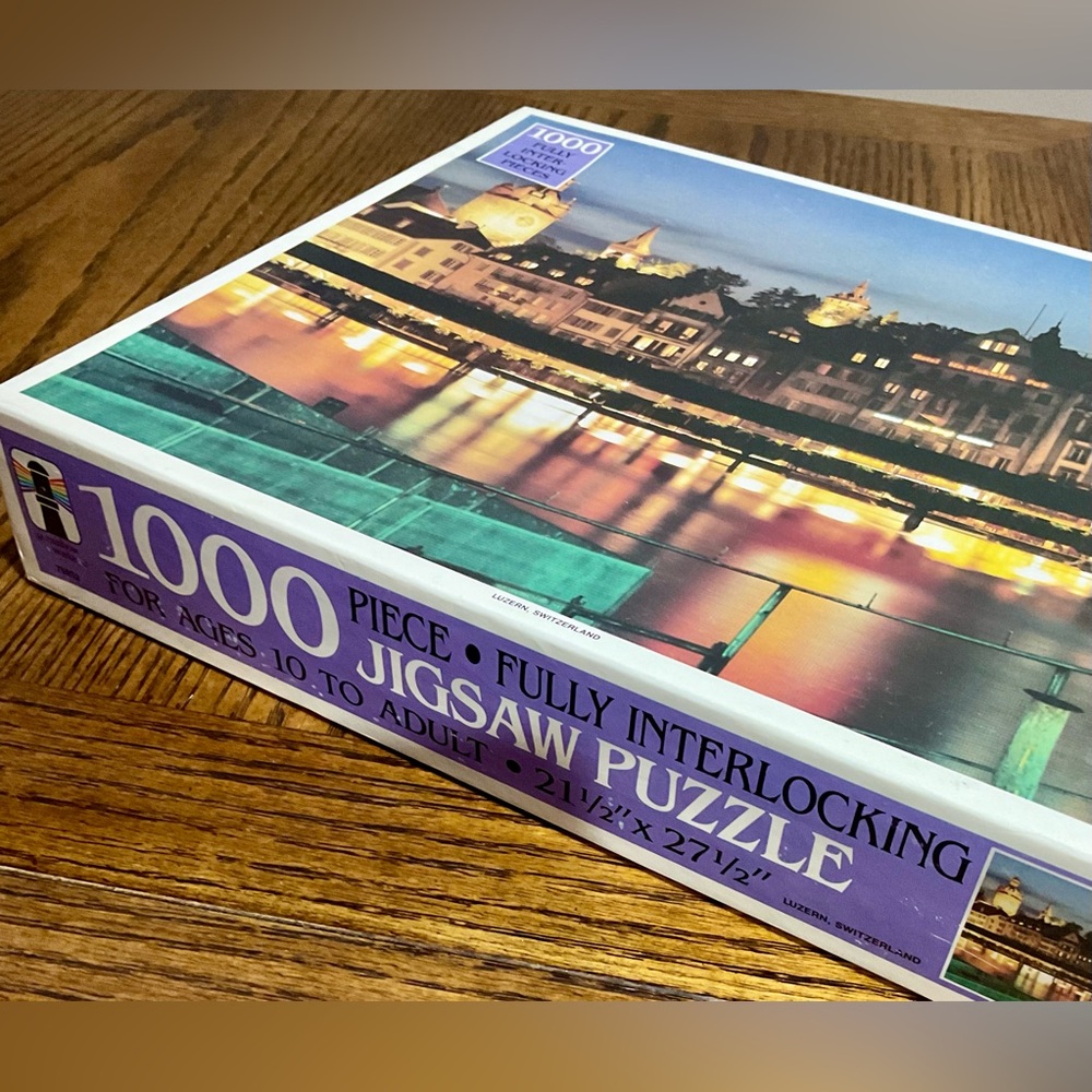 Luzerne, Switzerland 1000 piece puzzle